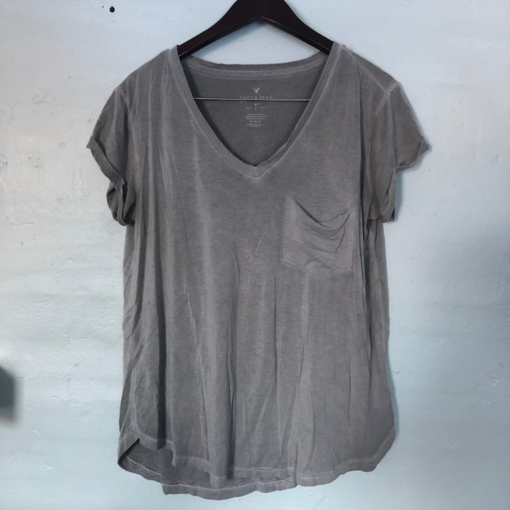 American Eagle Distressed T